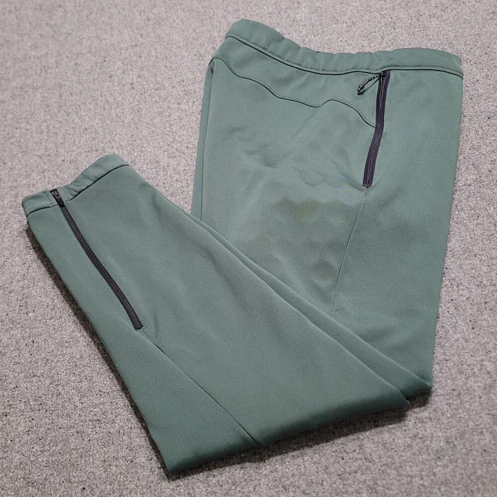 Nike Pants Men Extra Large Green Therma Sphere Dri Fit Joggers Sweatpants Lined